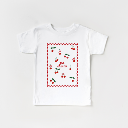 Benny & Ray Apparel - Ma Cherie Cherries and Bows Kids Shirt