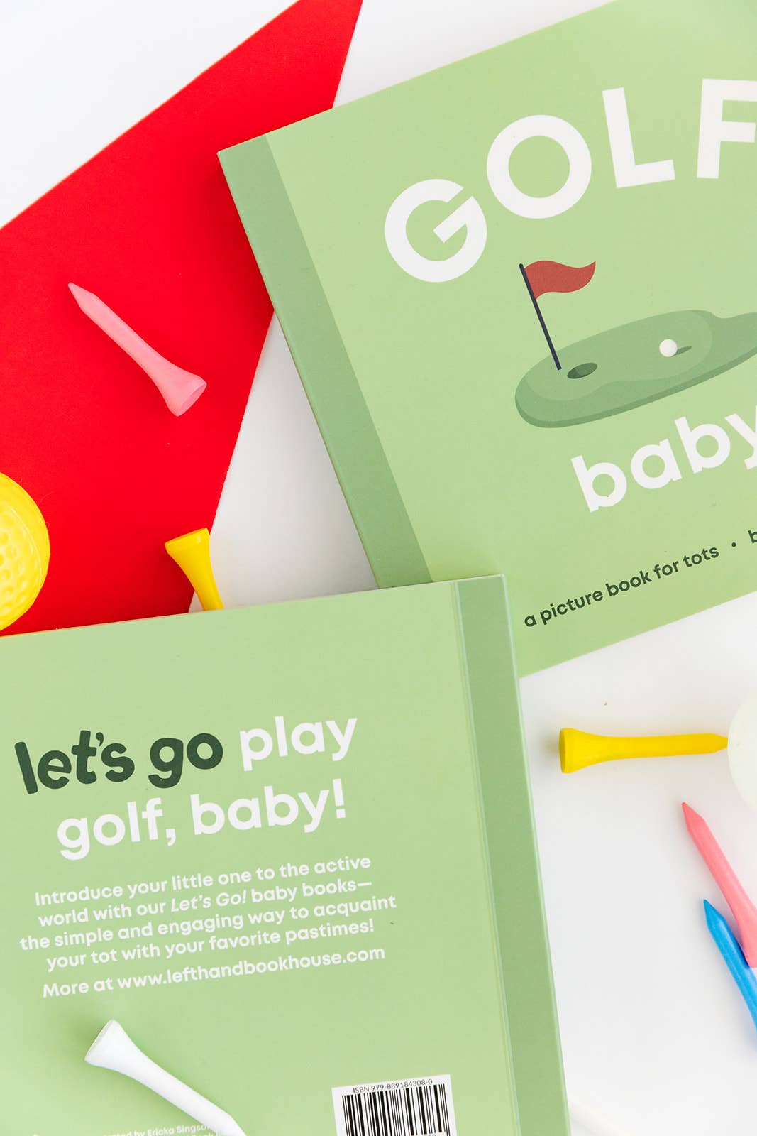 Left Hand Book House - Golf Baby- Board Book