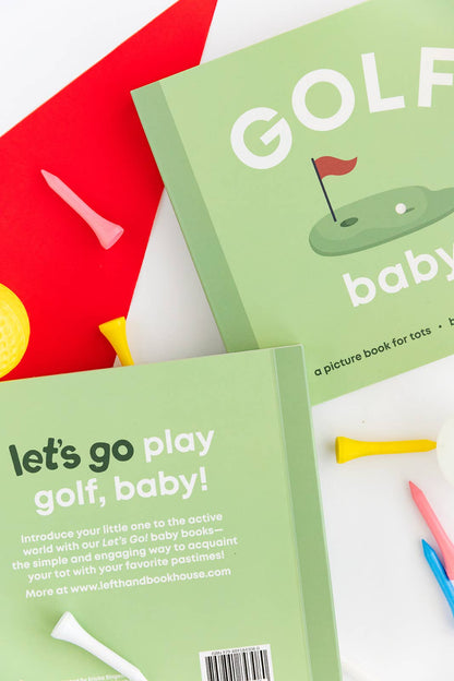 Left Hand Book House - Golf Baby- Board Book
