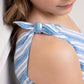 Bow Shoulder Swing Dress