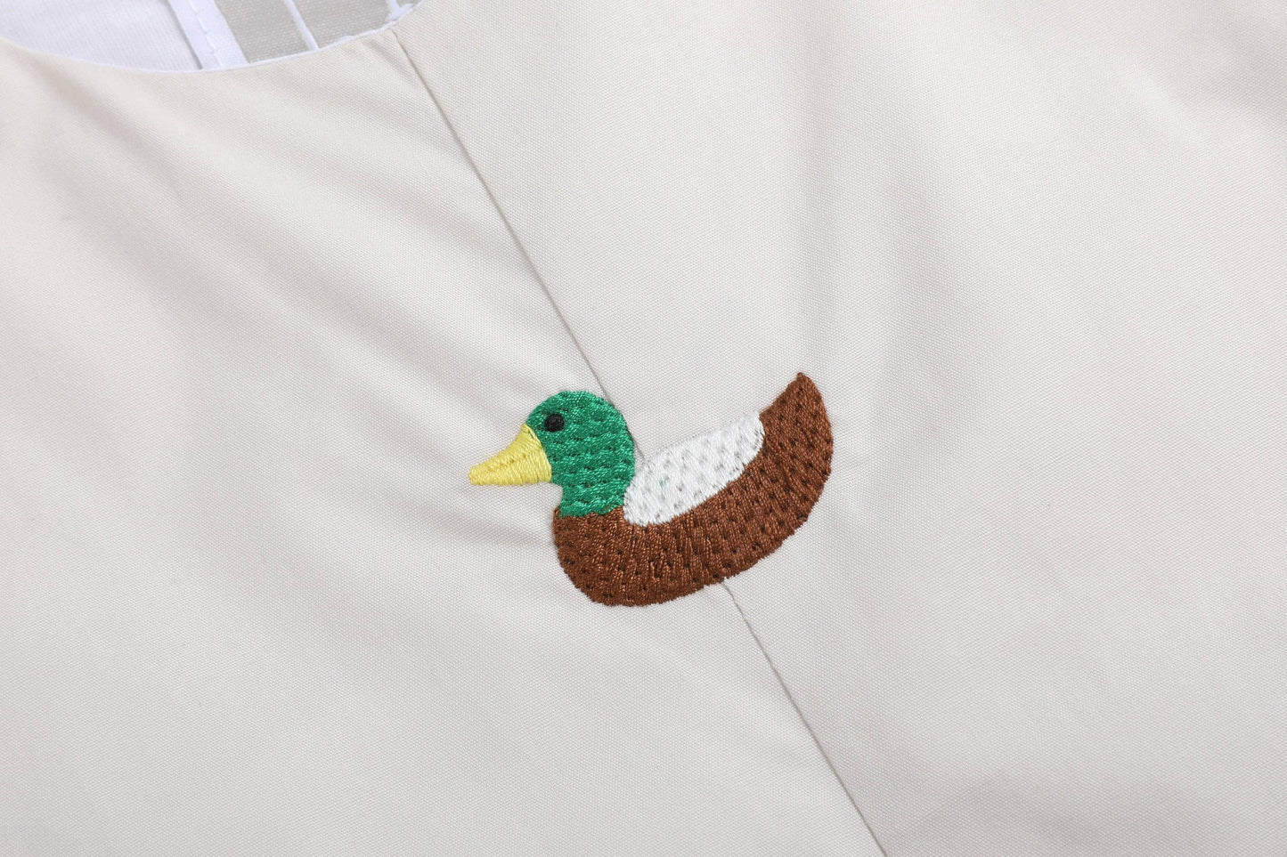 Lil Cactus - Light Gray Mallard Duck Overalls