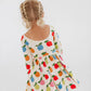 Good Apples Kids - 3/4 Sleeve Twirl Dress in Apples