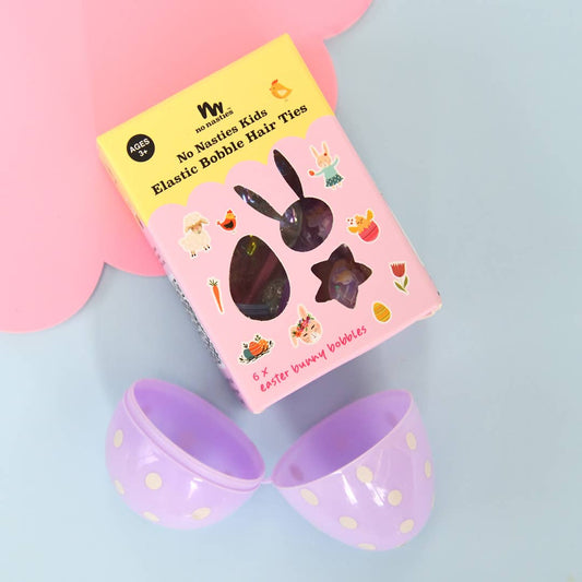no nasties kids - Easter Bunny Bobbles Elastics Set