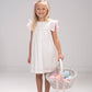 The Oaks Apparel Company - Tara Pastel Swiss Dot Dress