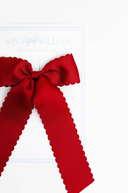 Scalloped Long-tail Bow