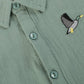 Lil Cactus - Sage Green Mallard Boys Dress Shirt