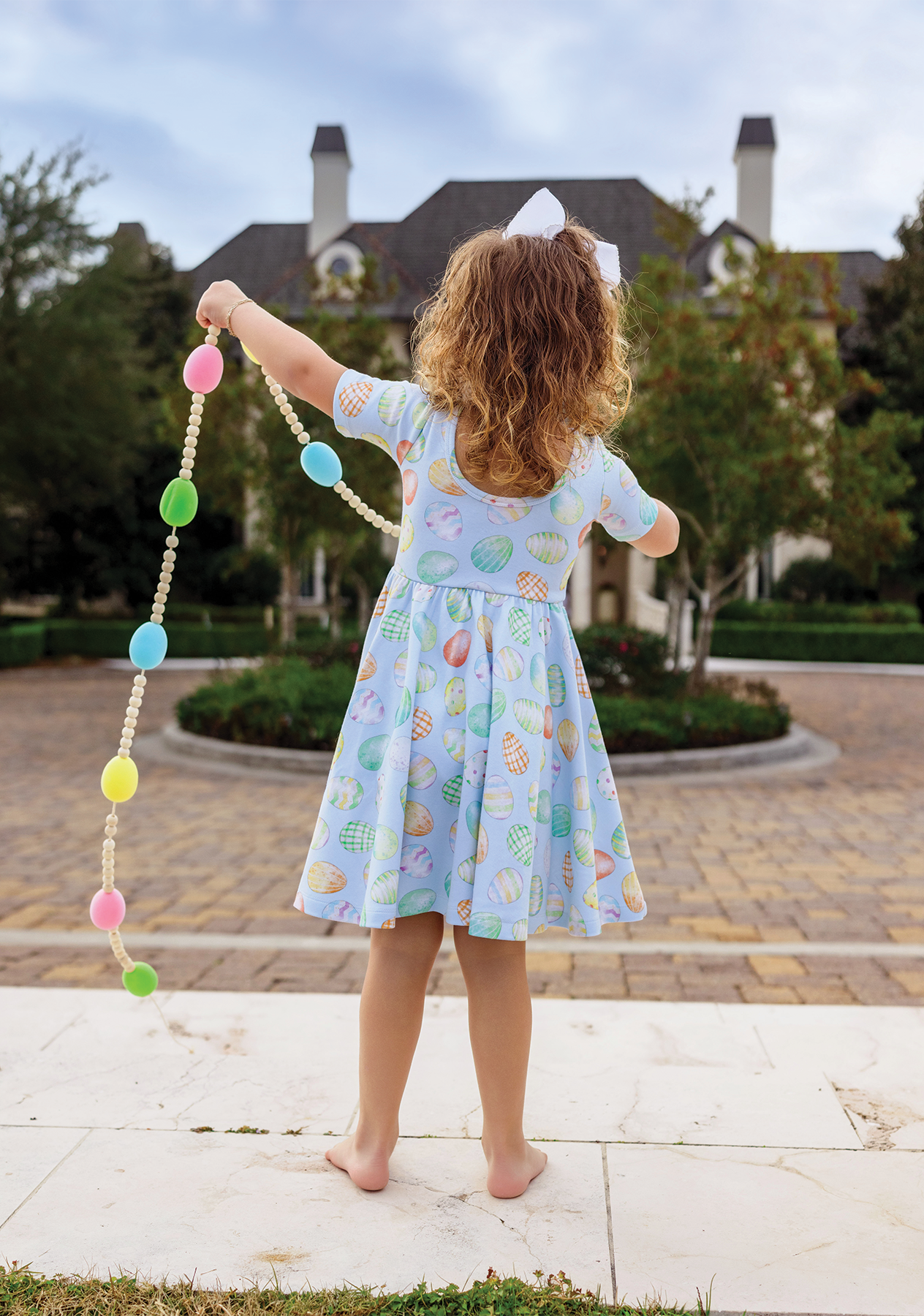 Nola Tawk - The Hunt is On Easter Cotton Twirl Dress