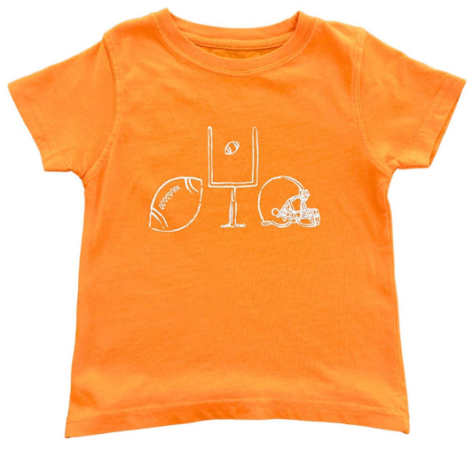 Mustard and Ketchup Kids - Short-Sleeve Orange/White Football Trio  