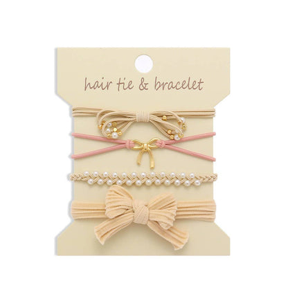 JOSSLYN by wall to wall - BOHO DUAL FUNCTION KNOT BRACELET HAIR TIES | 40BH105