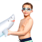 Bling2o - Jaws Kids' Shark-Themed Swim Goggle | Summer Pool Essentials