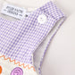 Rylee Faith Designs - Fall Halloween Purple Balloon Pumpkin Cat Smock Embroidery Baby Boy Romper