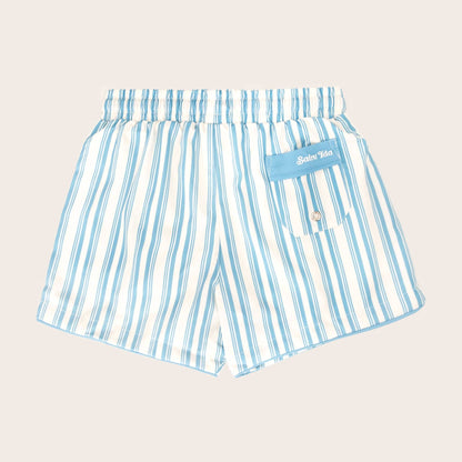 Saint Ida - Blue Stripe Swim Shorts