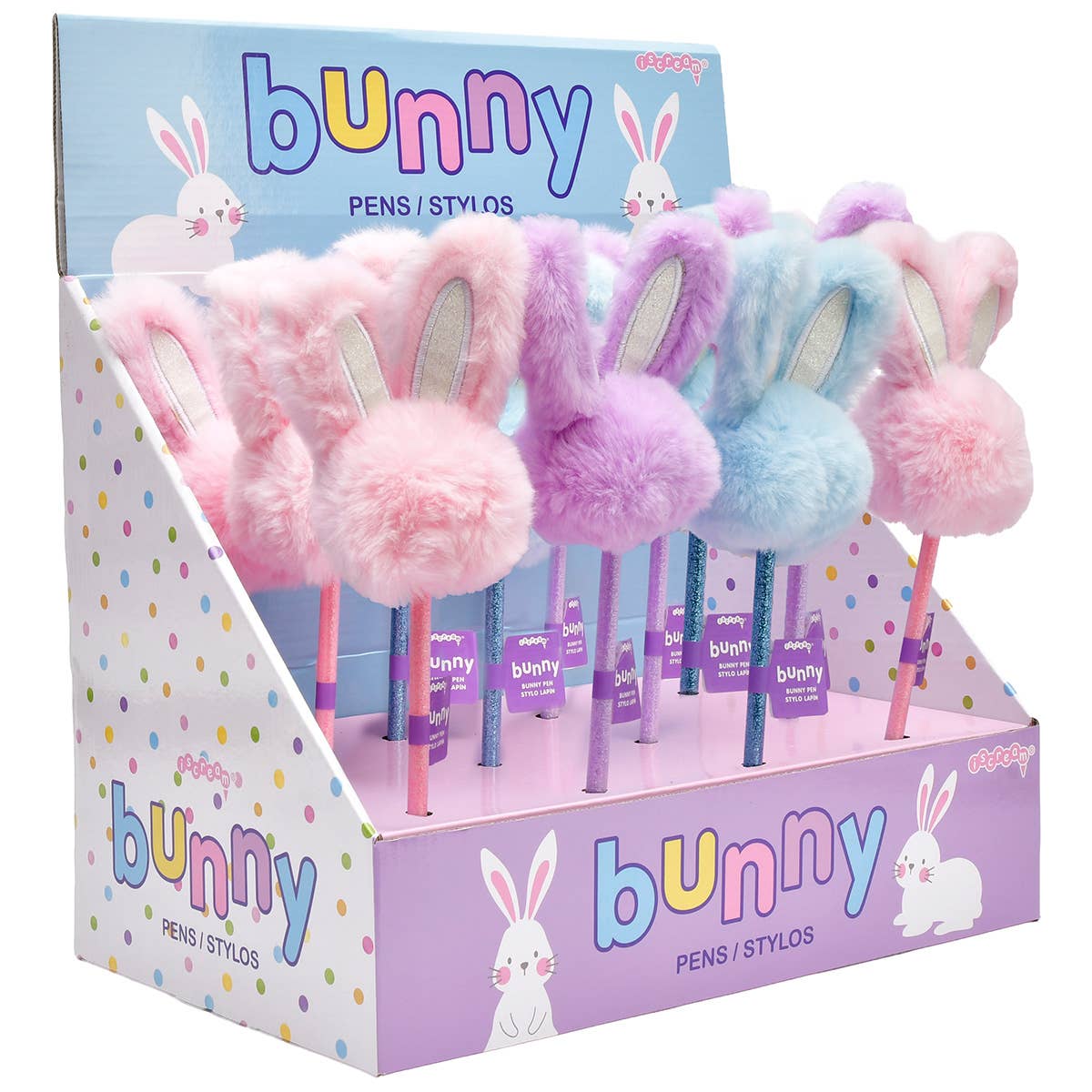 Iscream - Bunny Pens PDQ - 12 pens