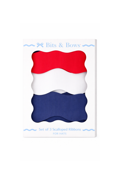 Bits & Bows - Scalloped Ribbon Set, Americana