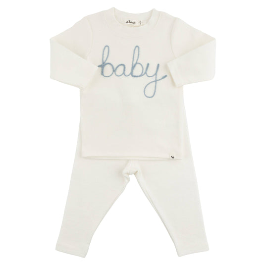 oh baby! - "baby" Fog Embroidered 2pc Set BR