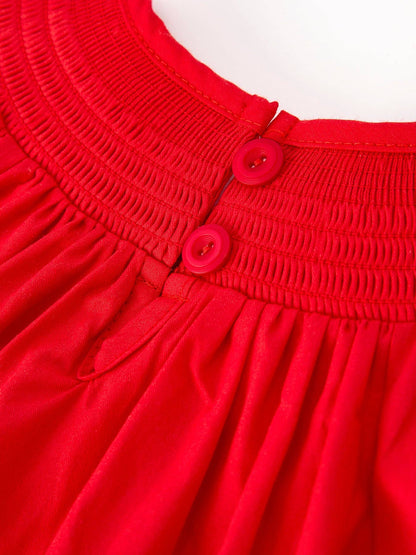 Rylee Faith Designs - Christmas Girls Dress : Adorable Green Christmas Tree Embroidery