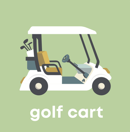 Left Hand Book House - Golf Baby- Board Book