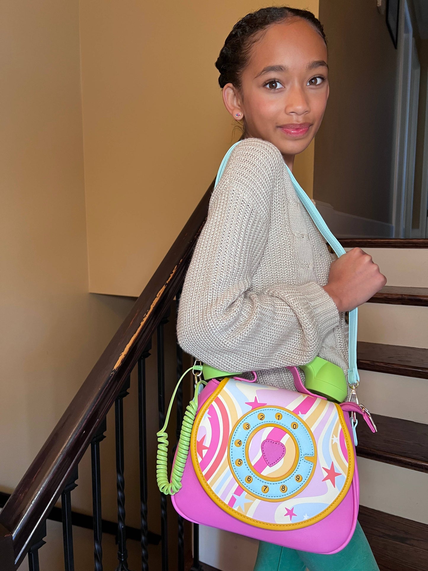 Bewaltz - Ring Ring Phone Convertible Handbag - Retro Vibes
