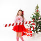Little Stocking Co. - Candy Stripe Lace Top Knee High Socks