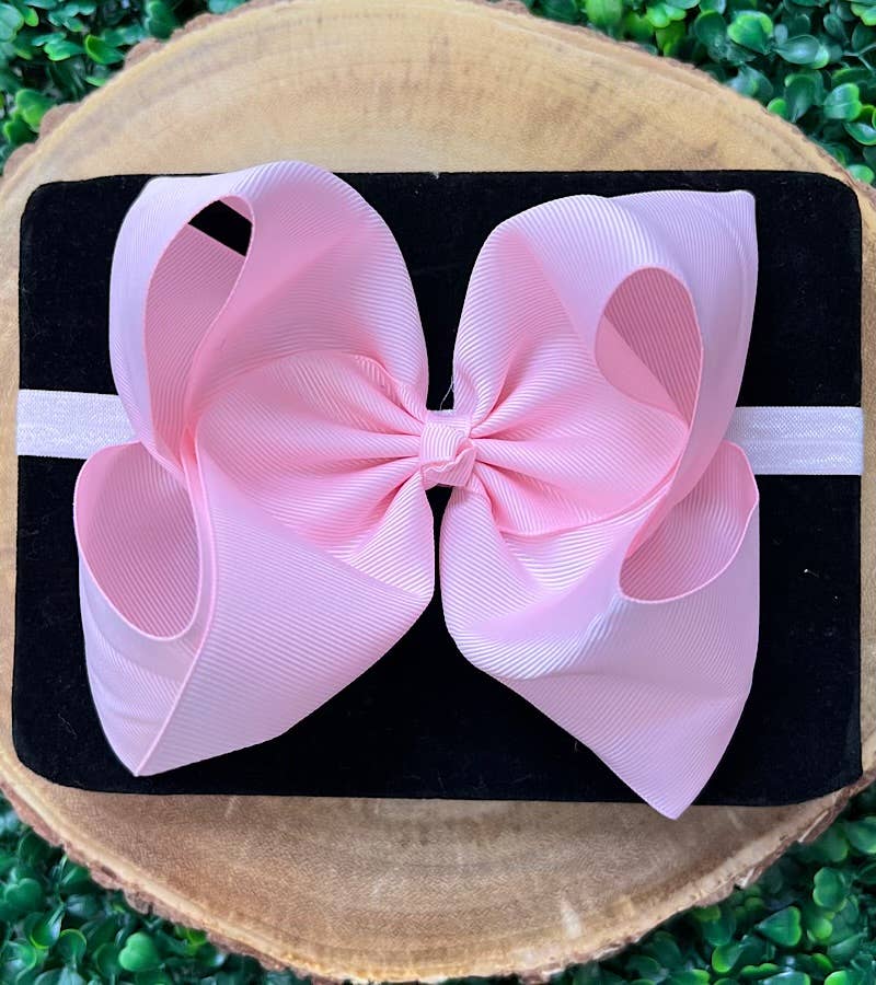 13 PIECE 6.5"HEADBAND BOW!  HB-2024H1