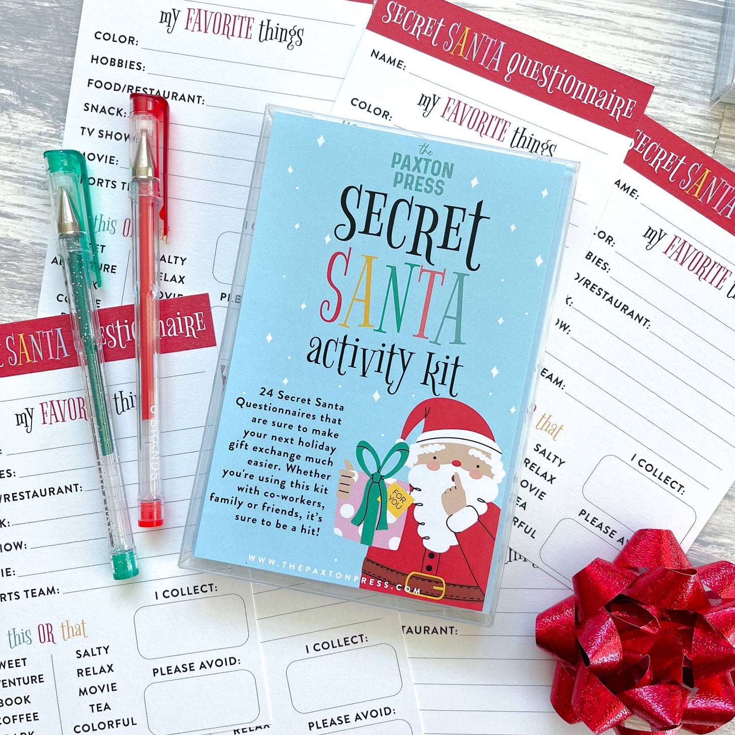 The Paxton Press - Secret Santa Activity Kit