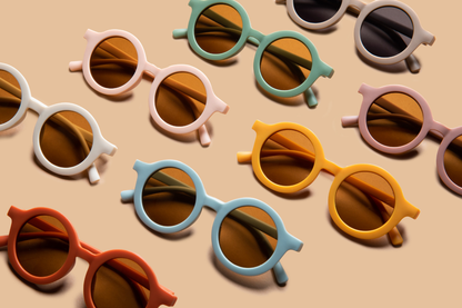 bug + bean kids - Kids Recycled Plastic Sunglasses, Sky Blue