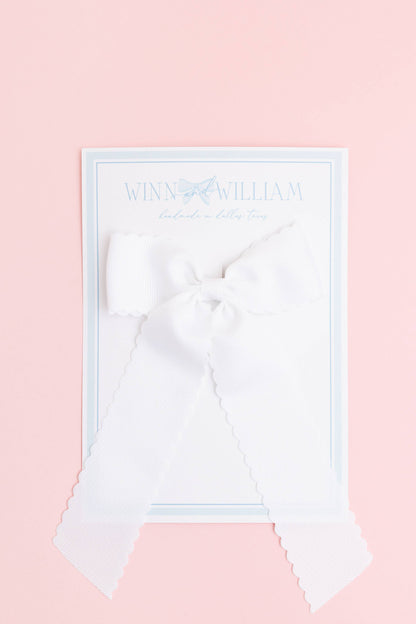 Scalloped Long-tail Bow