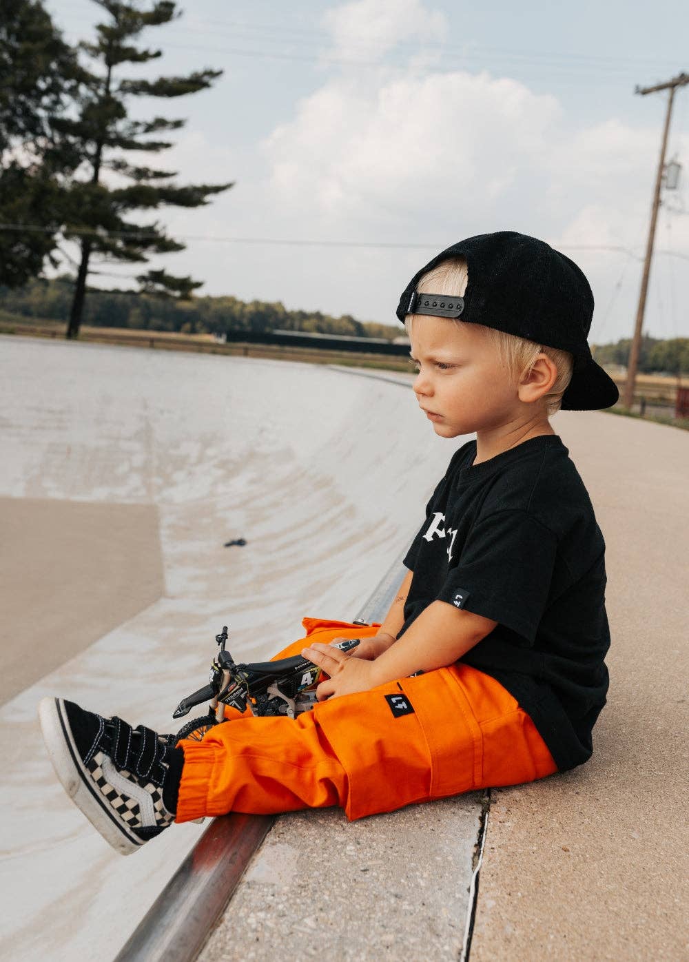 Little Trouble - Orange Cargos