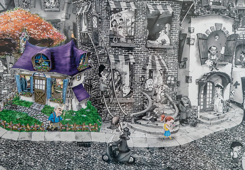 Mark Ludy Art Books & Games - The Flower Man | A Wordless Picture Book