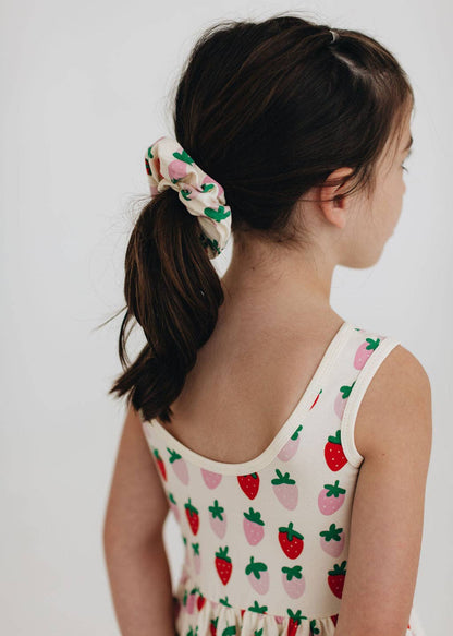 Good Apples Kids - Sleeveless Twirl Dress in Strawberry Blush Pre-Sale