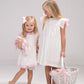 The Oaks Apparel Company - Tara Pastel Swiss Dot Dress