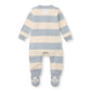 Burt's Bees Baby - Rugby Stripe Organic Cotton Sleep & Play - Quarry