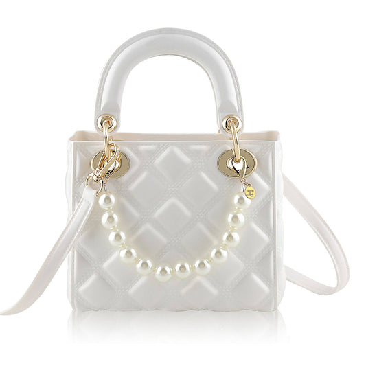 Carrying Kind - Pearl Quilted Jelly White