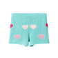 Andy & Evan - Girls Heart Crochet Set | Aqua Hearts