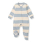 Burt's Bees Baby - Rugby Stripe Organic Cotton Sleep & Play - Quarry