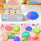 Auraquise - Cartoon Jumbo Mystery Squishy Dumpling Realistic Steamed Bun Stress Relief Squeeze Toy
