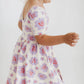 Good Apples Kids - Short Sleeve Twirl Dress in Lavender Blooms Pre-sale