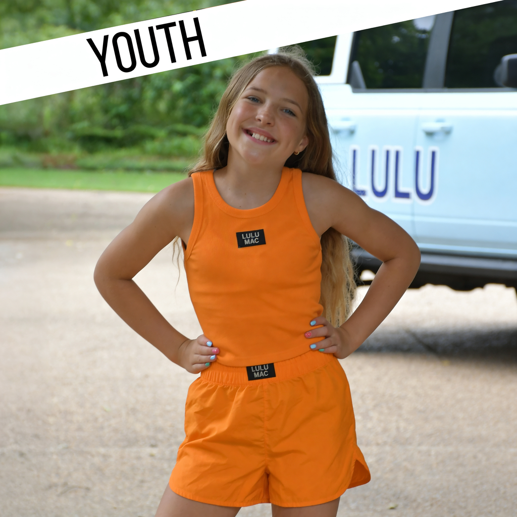 Girlie Girl Originals - LM-KTK-1000 TN ORANGE KIDS SOLID TANK
