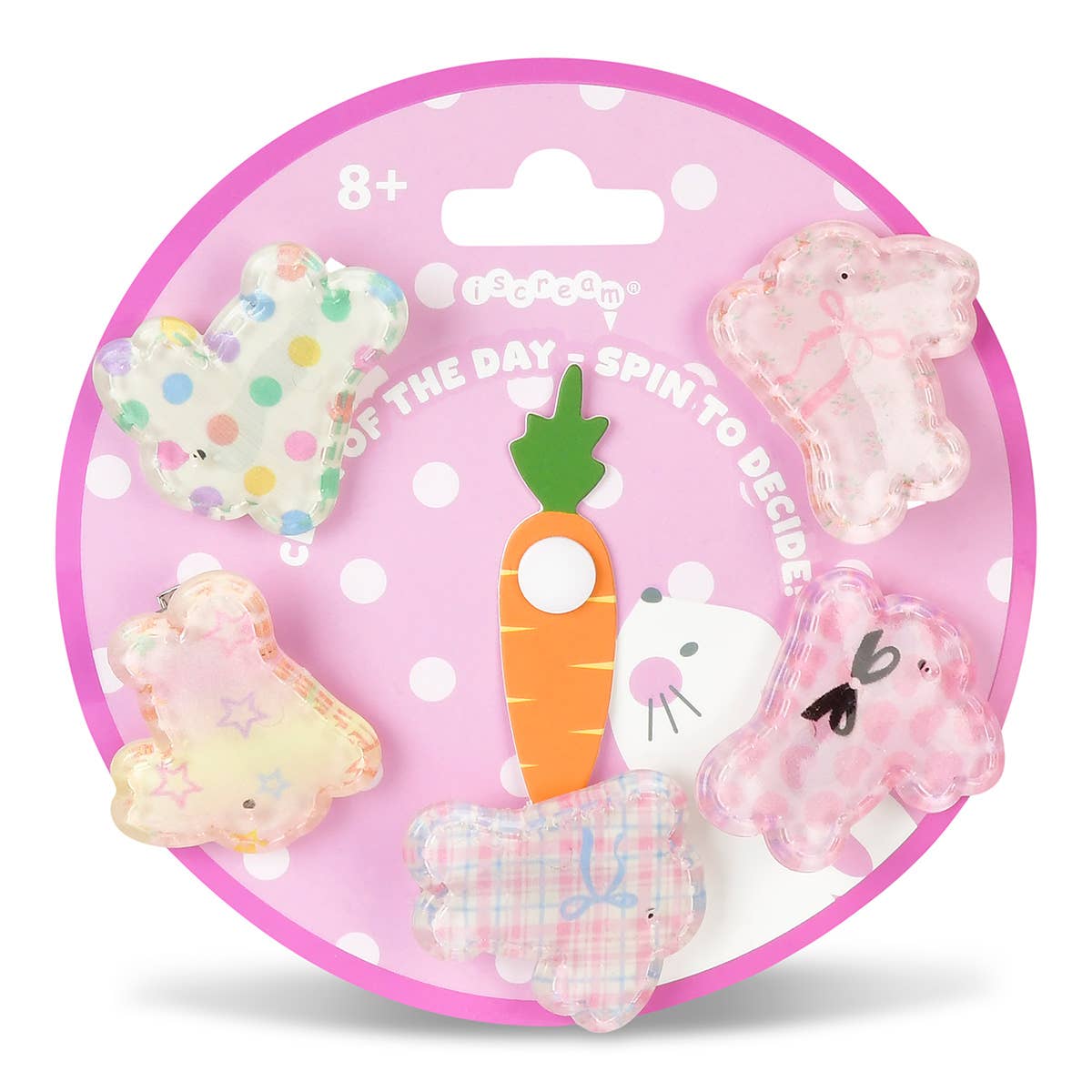 Iscream - Bunny Hair Clips Set of 5