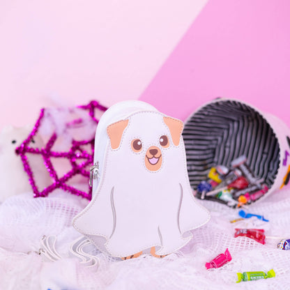 Bewaltz - Halloween GLOW-IN-THE-DARK Ghost Dog Handbag