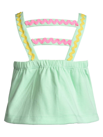 Hannah Banana , Baby Sara - SWING TOP W/  RIC RAC TRIM  AND PATCH DETAIL