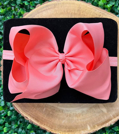 13 PIECE 6.5"HEADBAND BOW!  HB-2024H1