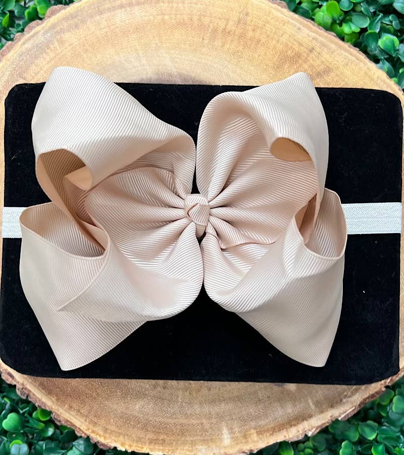 13 PIECE 6.5"HEADBAND BOW!  HB-2024H1