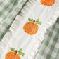 Rylee Faith Designs - Fall Halloween & Thanksgiving Applique Plaid Girls Bloomers Romper Set
