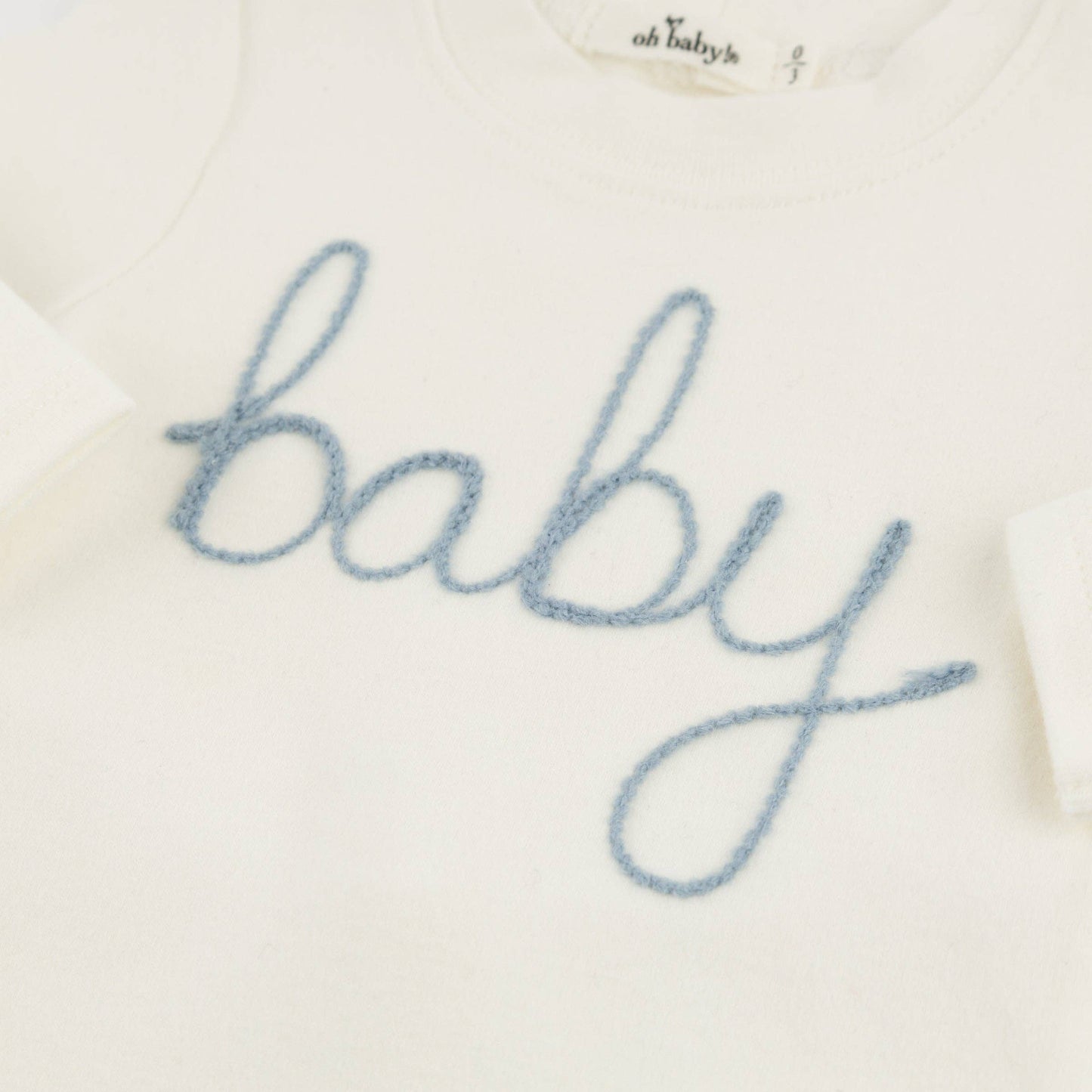 oh baby! - "baby" Fog Embroidered 2pc Set BR