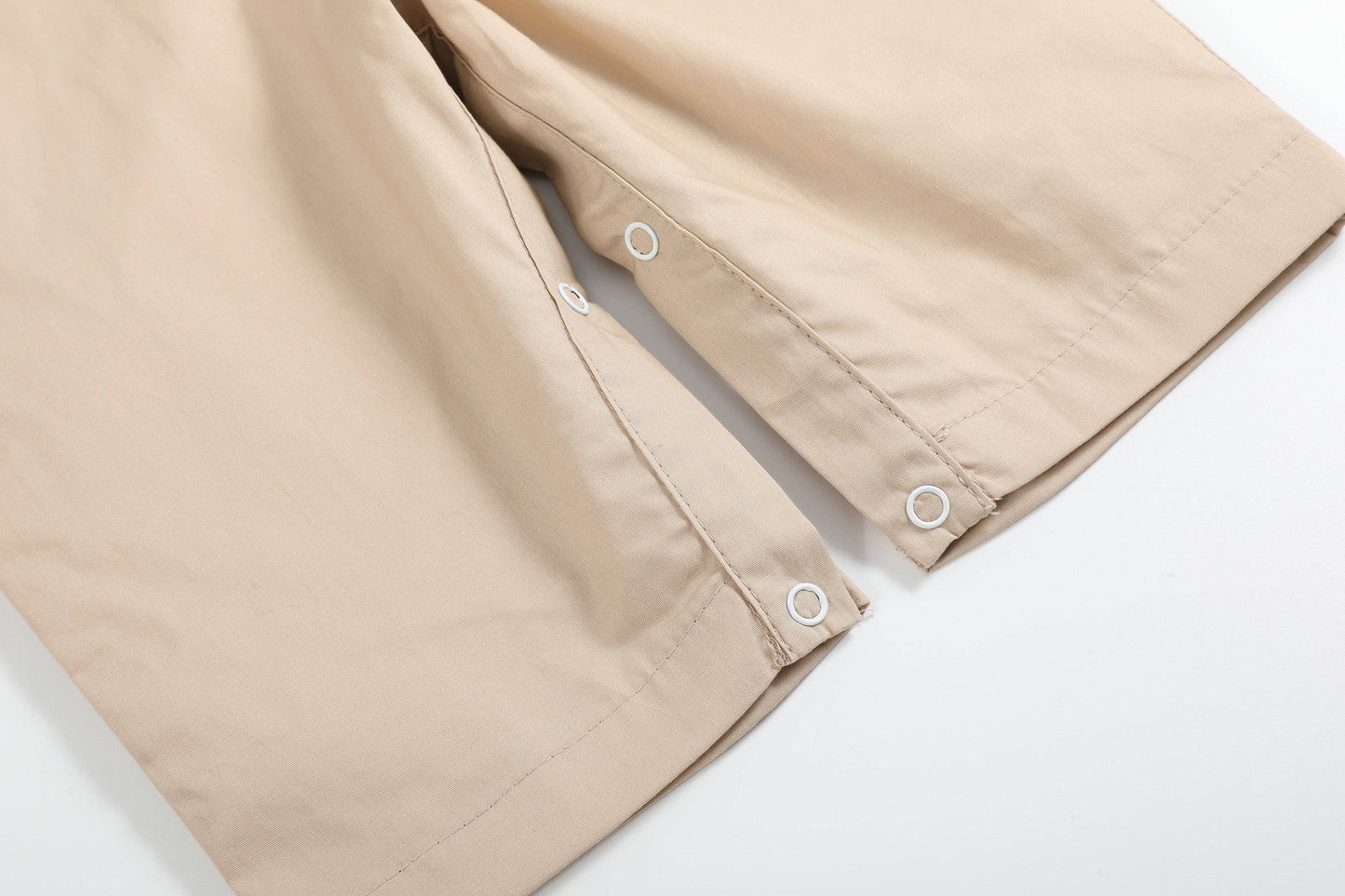Lil Cactus - Light Brown Mallard Smocked Overalls