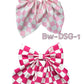 Checkered  alligator clip coquette hair bows. 4pcs/$10.00