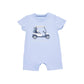 Saltwater Boys Company - Boys Golf Cart SS Graphic Tee Romper- Blue