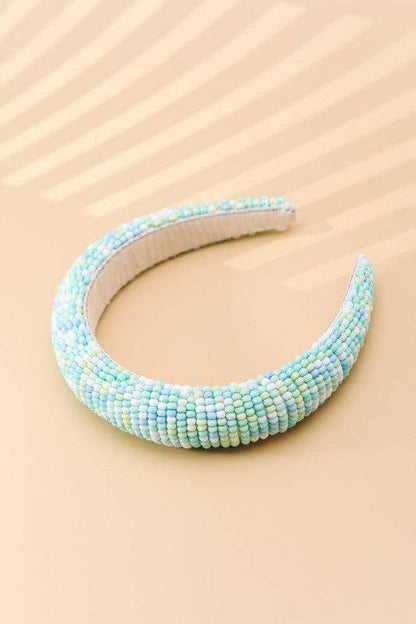 JOSSLYN by wall to wall - COLORFUL SEED BEADED HEADBAND | 40HB126