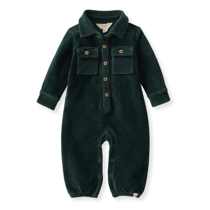 Burt's Bees Baby - Knit Corduroy Baby Boy Jumpsuit